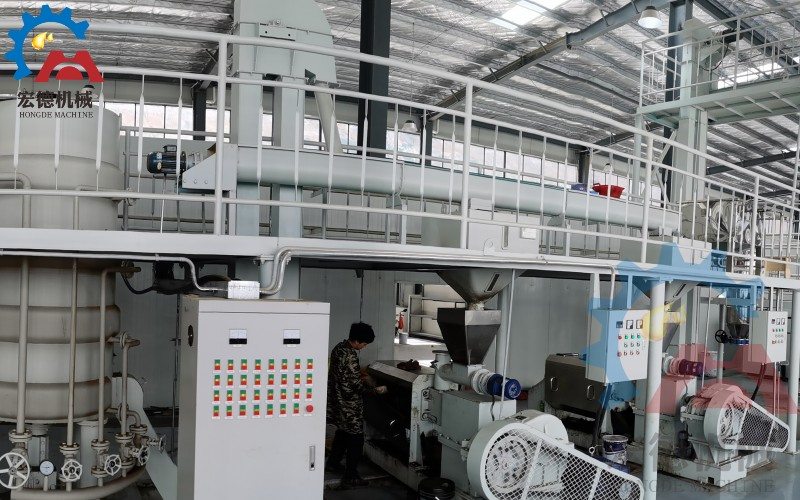 信陽羅山15T/D茶籽油壓榨精煉生產(chǎn)線